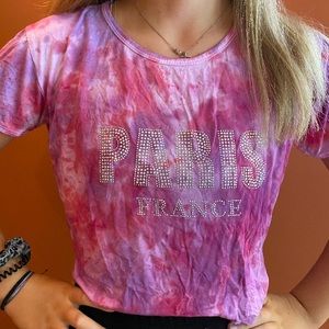 paris france crop top